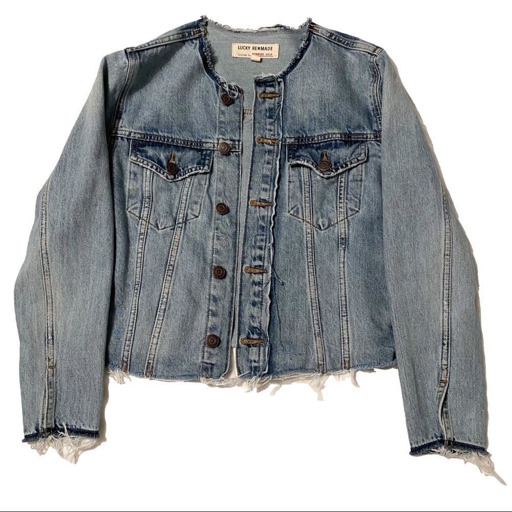 Lucky Remade smart trucker jean jacket size-S